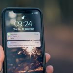 person holding phone