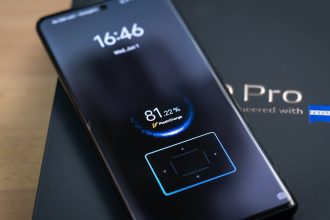 a black cell phone